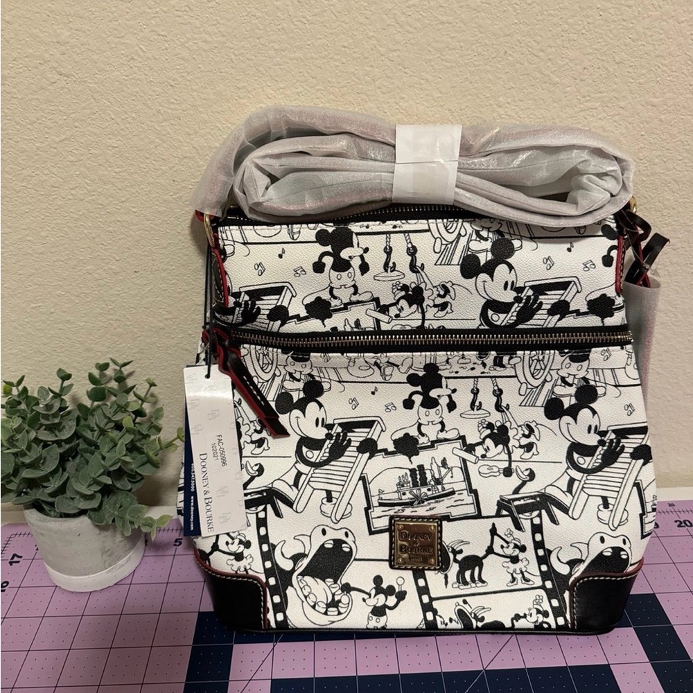 Dooney & Bourke Steamboat Willie Black and White Bag